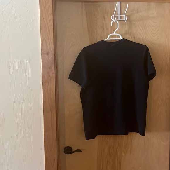 EUC - Old Navy - Black Ribbed Cotton Blend T-Shirt - Picture 2 of 3